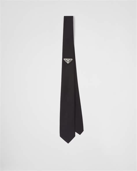 prada tie used|prada re nylon gabardine tie.